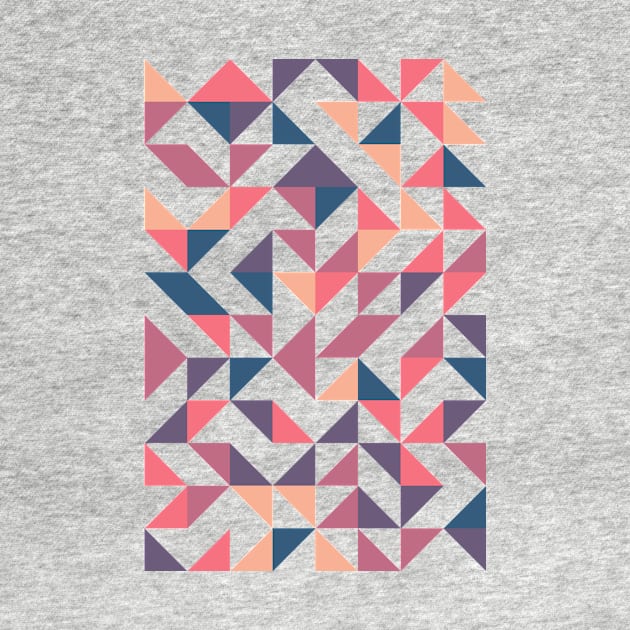 Creative Geometric Colourful Triangle Pattern #3 by Trendy-Now